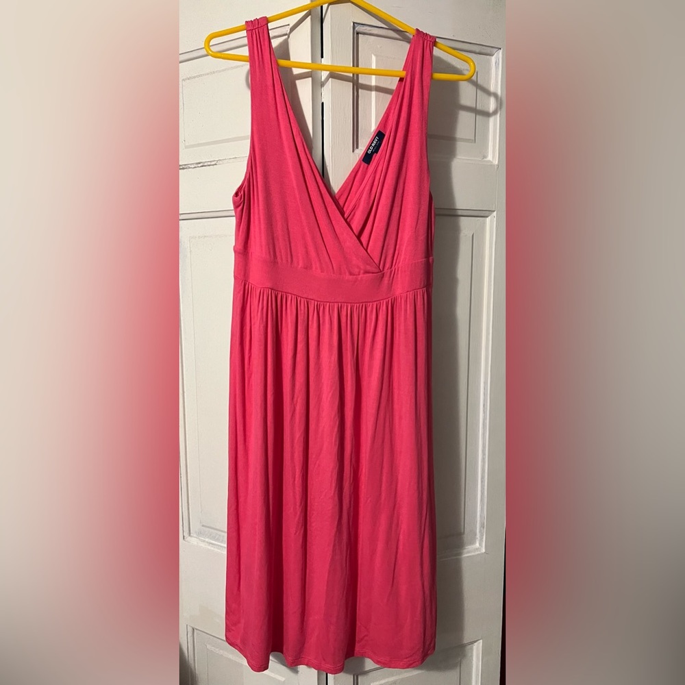 Pink V-Neck Old Navy Dress